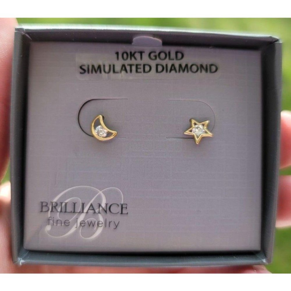 SOLID 10K GOLD EARRINGS